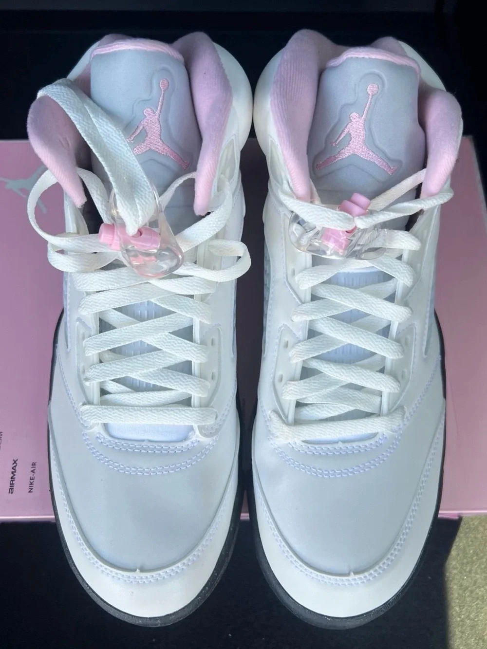 Jordan 5 Medium Soft Pink Size 9.5 Men's Brand New HQ7978-102 New In Box No Lid!